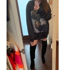 Ariana Grande thank u, next oversized sweatshirt